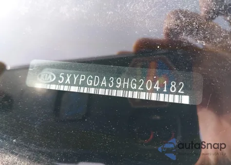 2017 Kia Sorento 2.4L Lx из США, поврежденный, VIN 5XYPGDA39HG204182